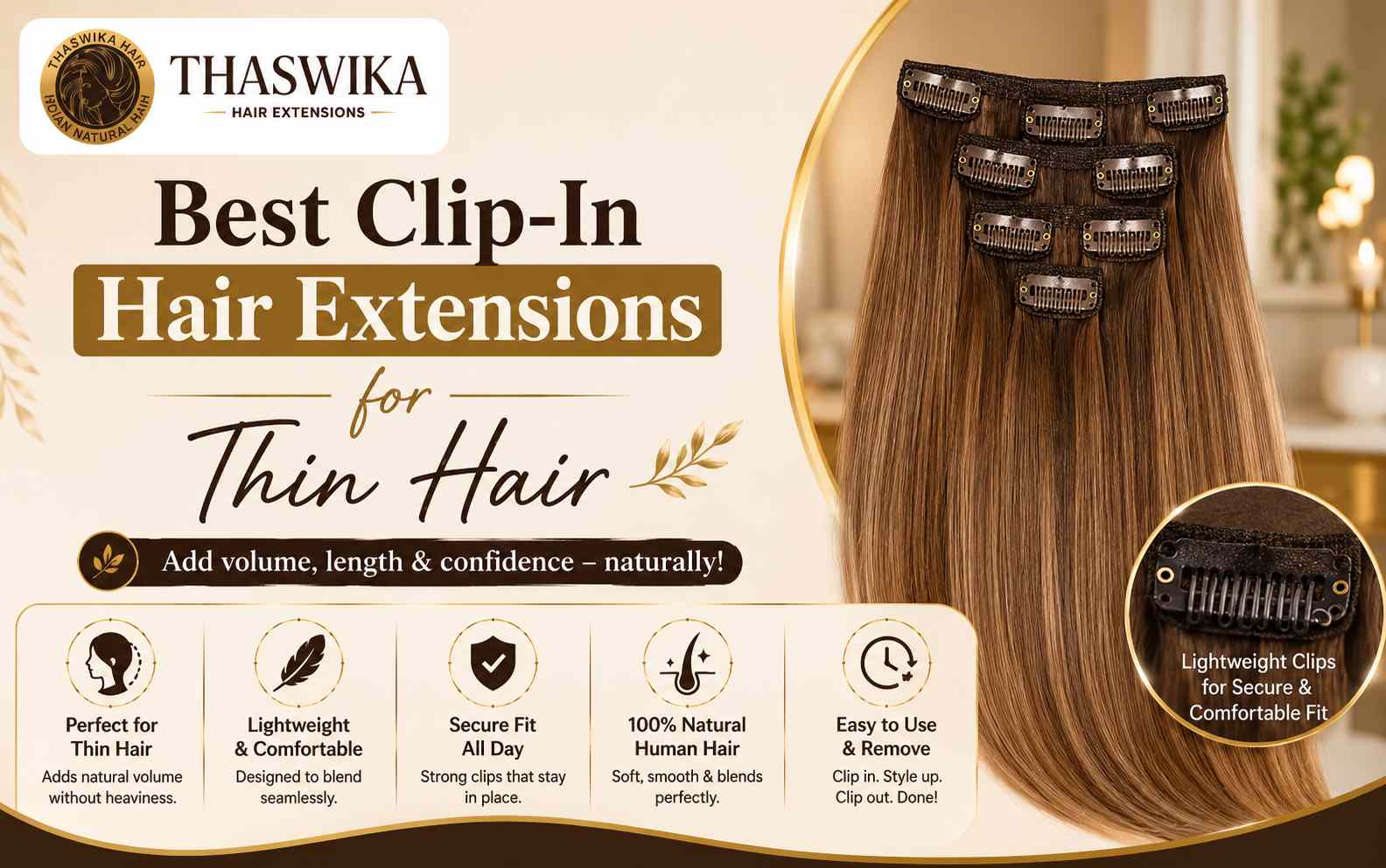 Best Clip-In Hair Extensions for Thin Hair 