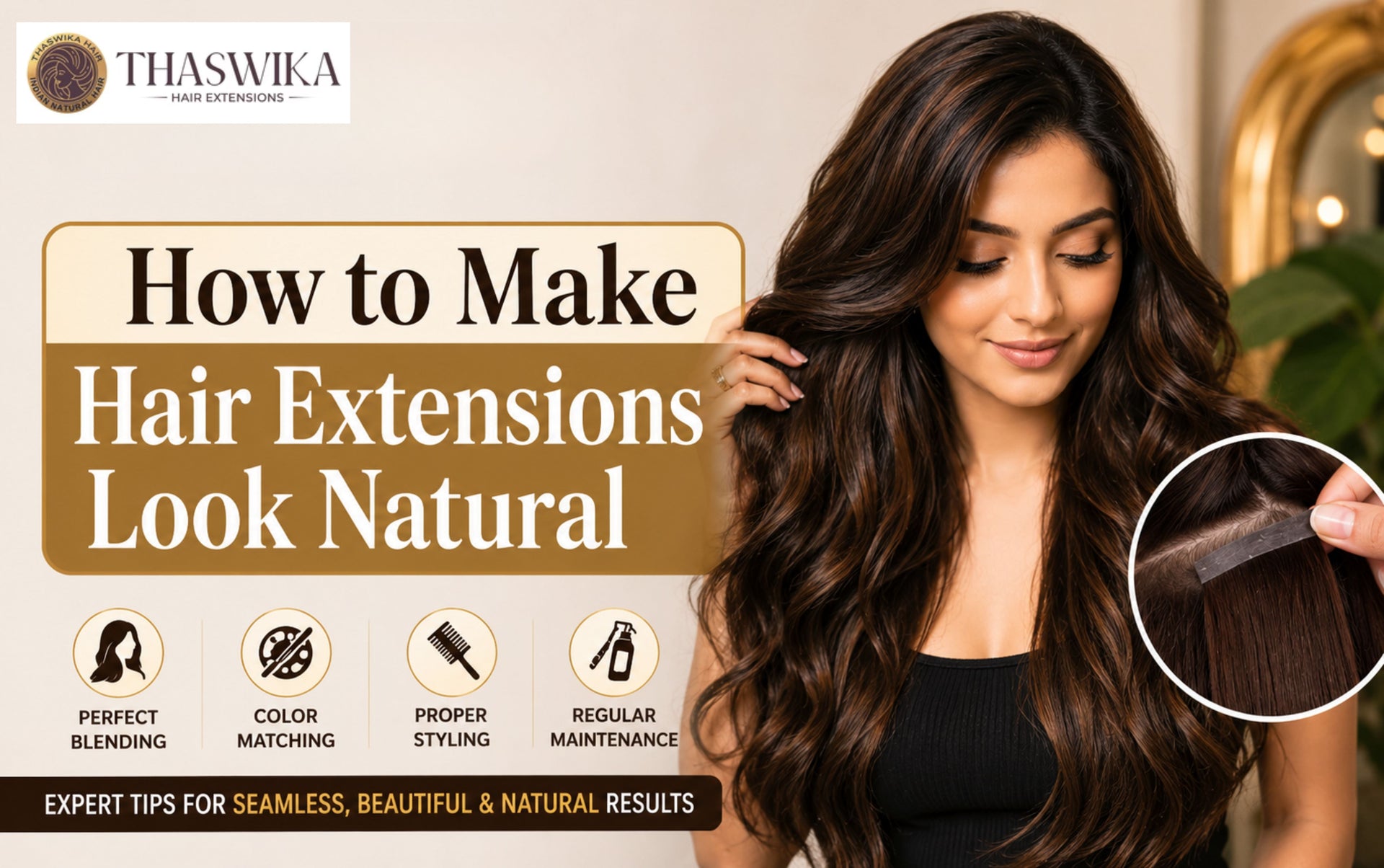 How to Make Hair Extensions Look Natural