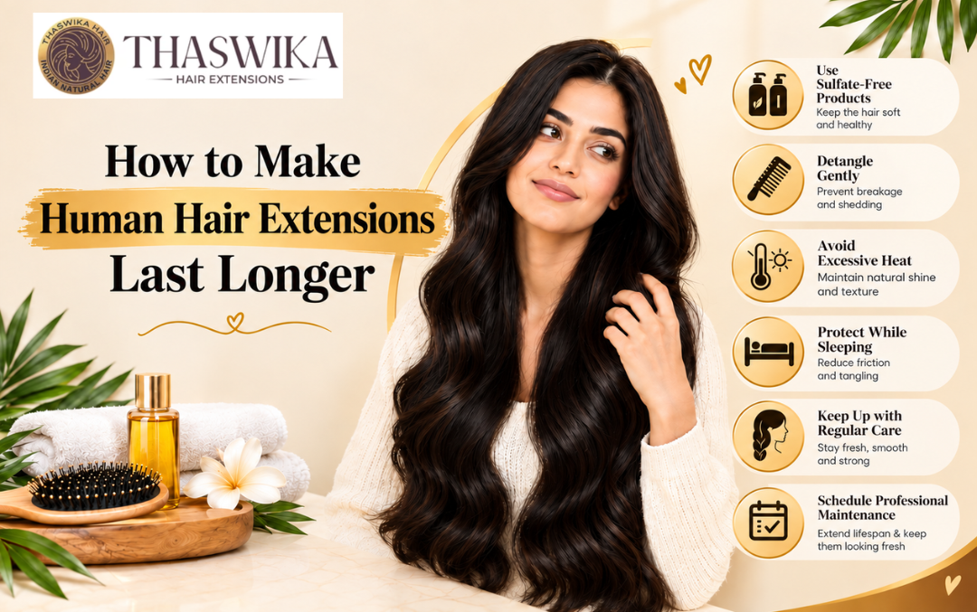 How to Make Human Hair Extensions Last Longer