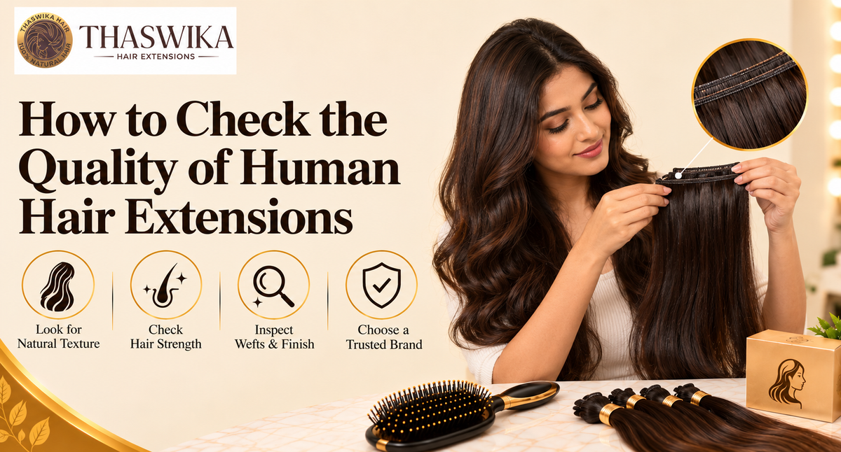 How to Check the Quality of Human Hair Extensions