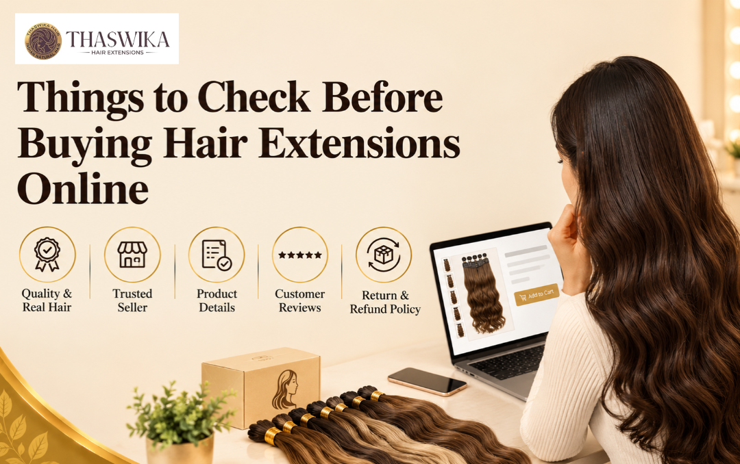 Things to Check Before Buying Hair Extensions Online
