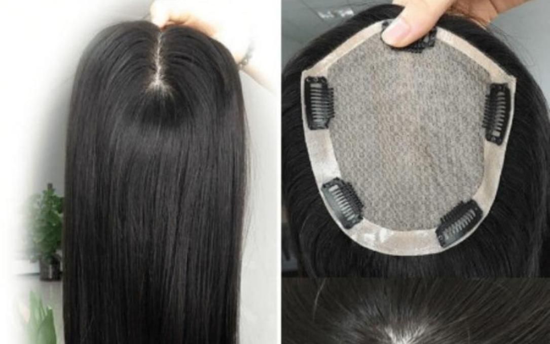 Natural Human Hair Toppers for Bald Spots
