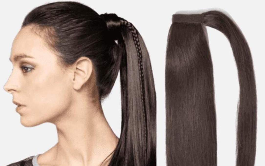 Ponytail Clip-On Extensions for Short Hair