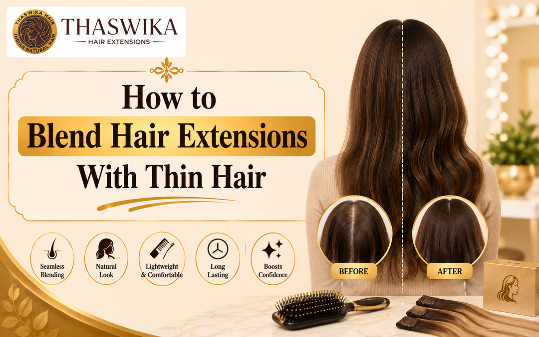 How to Blend Hair Extensions With Thin Hair