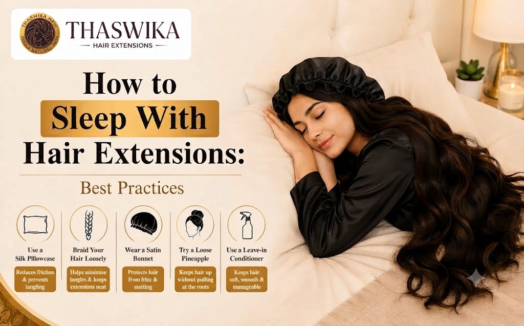 How to Sleep With Hair Extensions: Best Practices