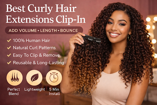 Best Curly Hair Extensions Clip-In