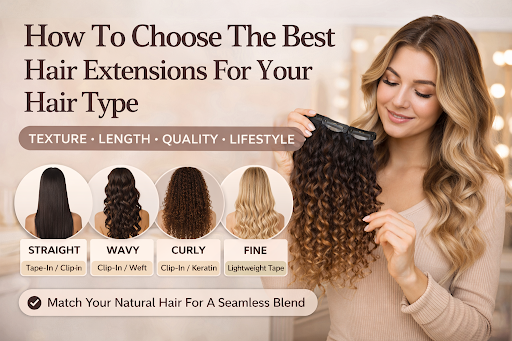 How To Choose The Best Hair Extensions For Your Hair Type
