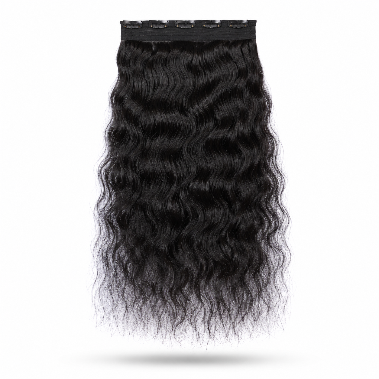 Thaswika Premium Indian Natural Curly Clip-In Hair Extensions | 100% Human Hair