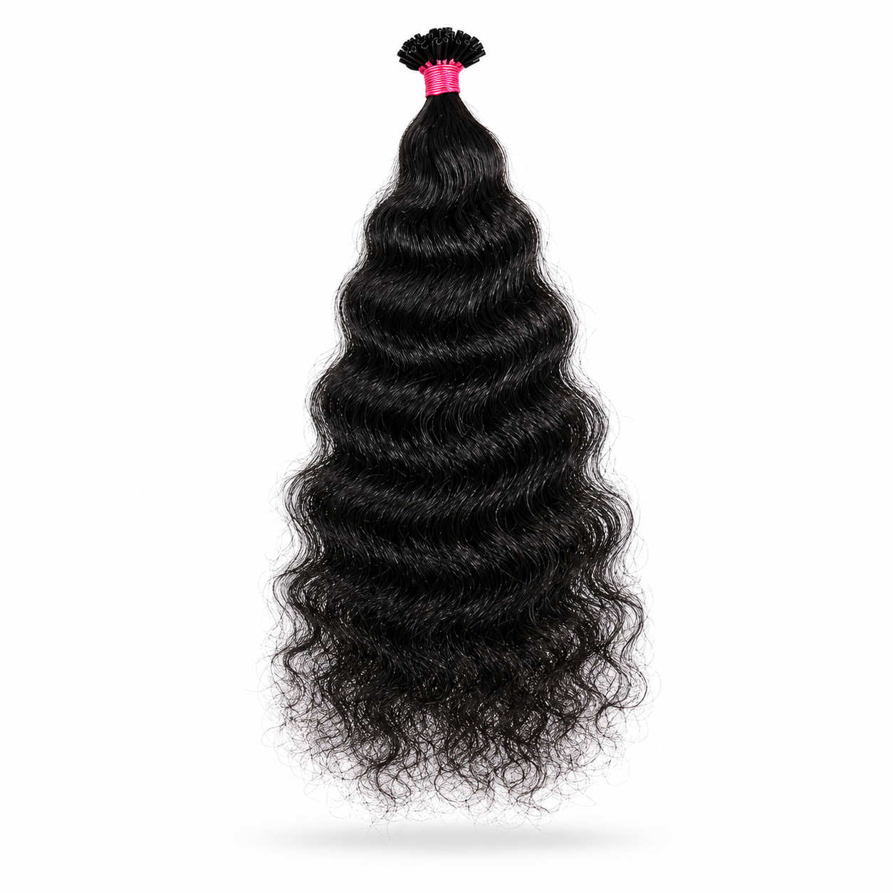 Premium Natural Curly Keratin Tip Hair Extensions