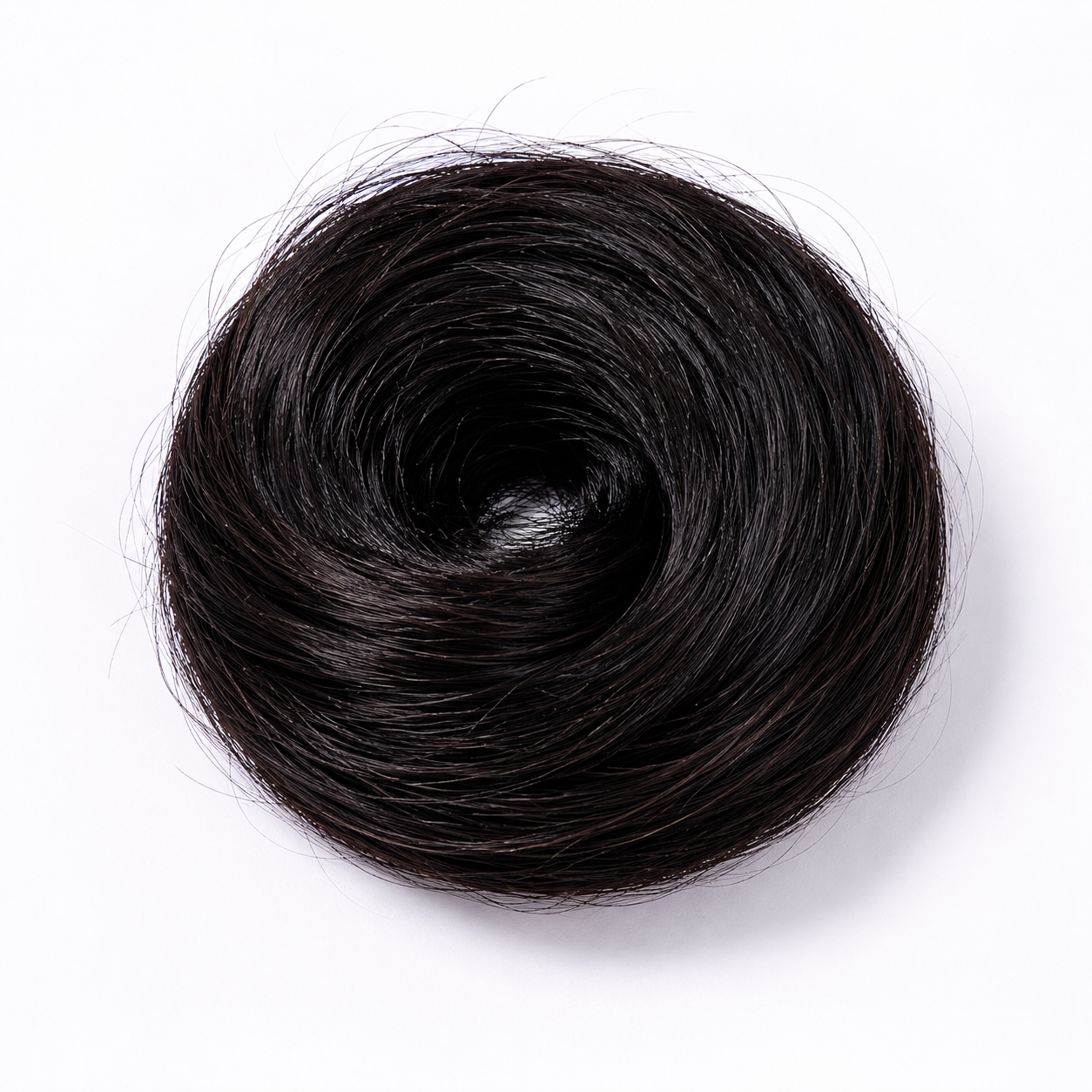 Natural Human Hair Bun for Women | Instant Juda Hair Bun – Black