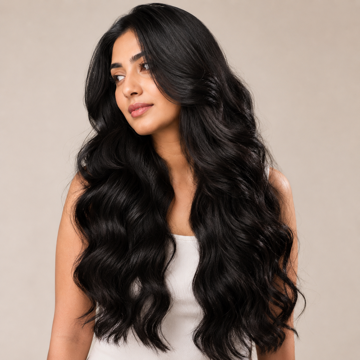 Premium Natural Wavy Keratin Tip Human Hair Extensions
