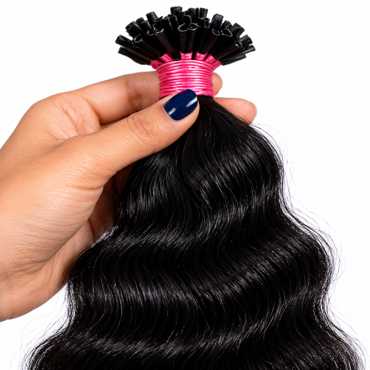Premium Natural Curly Keratin Tip Hair Extensions